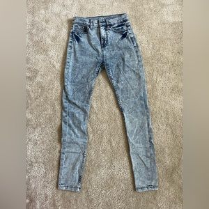 BDG high rise "Twig ankle" distressed skinny jeans